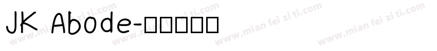 JK Abode字体转换
